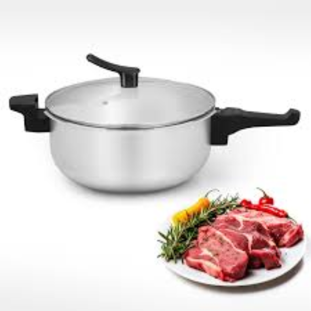 PRESSURE COOKER W/GLASS LID 10LT